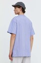 Odzież Karl Kani t-shirt bawełniany 6069097 fioletowy