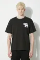 μαύρο Βαμβακερό μπλουζάκι Kenzo Elephant Flag Classic T-Shirt
