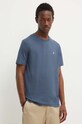 Marc O'Polo t-shirt bawełniany granatowy 424201251054