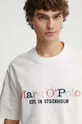 белый Хлопковая футболка Marc O'Polo
