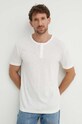 Bavlněné tričko Marc O'Polo bílá 436217651236