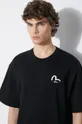 Evisu tricou din bumbac Evisu & Wave Print SS Sweatshirt De bărbați