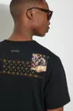 Evisu tricou din bumbac Seagull Emb + Brocade Pocket De bărbați