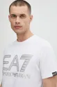 biały EA7 Emporio Armani t-shirt