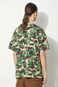 Pamučna majica A Bathing Ape Bape Art Camo Ape Head One Point Tee 1J80109057 zelena SS24