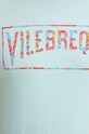 Vilebrequin tricou din bumbac THOM turcoaz THOAP349