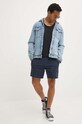 Hollister Co. t-shirt KI324.4085.900 czarny SS24