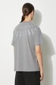 Îmbrăcăminte Neil Barrett tricou din bumbac Fairisle Thunderbolt Slim MY70007S.Y524.756N gri