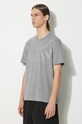 Neil Barrett tricou din bumbac Fairisle Thunderbolt Slim gri MY70007S.Y524.756N