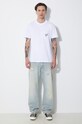 Neil Barrett cotton t-shirt Slim Double Bolt MY70218R.Y523.100N white SS24