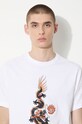 Памучна тениска Maharishi Original Dragon 5125.WHITE бял