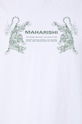 Bavlněné tričko Maharishi Double Tigers Miltype 1305.WHITE