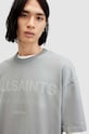 AllSaints tricou din bumbac LASER SS CREW MG503Z gri SS24