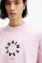 Βαμβακερό μπλουζάκι AllSaints TIERRA TD SS CREW ροζ