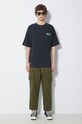 Футболка Manastash Hemp Original Logo 7924134002 чёрный SS24