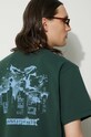 thisisneverthat tricou din bumbac Nightmare Tee TN241TTSST16 verde
