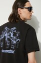 Бавовняна футболка thisisneverthat Nightmare Tee TN241TTSST16 чорний