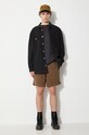 Βαμβακερό μπλουζάκι Filson Ranger Solid FMTEE0001 μαύρο SS24
