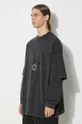 μαύρο Βαμβακερή μπλούζα με μακριά μανίκια 1017 ALYX 9SM Double Sleeve Laser Cut Logo