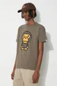 коричневый Хлопковая футболка A Bathing Ape Big Baby Milo Tee