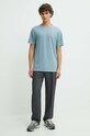 Tričko Abercrombie & Fitch KI124.4099.210 modrá SS24