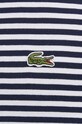 Bavlnené tričko Lacoste TH9749 tmavomodrá