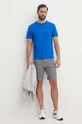 Napapijri t-shirt bawełniany SALIS NP0A4H8DB2L1 niebieski SS24