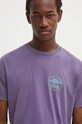 Îmbrăcăminte Billabong tricou din bumbac BONEZ ABYZT02405 violet