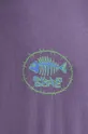 fioletowy Billabong t-shirt bawełniany BONEZ