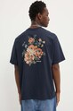 Îmbrăcăminte Billabong tricou din bumbac BOUQUET ABYZT02427 bleumarin