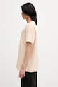 Памучна тениска Maison Kitsuné Bold Fox Head Patch Comfort Tee Shirt MM00127KJ0118 бежов AA00