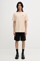 Памучна тениска Maison Kitsuné Bold Fox Head Patch Comfort Tee Shirt MM00127KJ0118 бежов