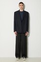 Maison Kitsuné cotton t-shirt Bold Fox Head Patch Comfort Tee Shirt MM00127KJ0118 navy AA00