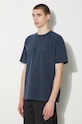 Maison Kitsuné cotton t-shirt Bold Fox Head Patch Comfort Tee Shirt navy MM00127KJ0118