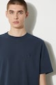 Maison Kitsuné cotton t-shirt Bold Fox Head Patch Comfort Tee Shirt MM00127KJ0118 navy