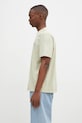 Maison Kitsuné t-shirt bawełniany Bold Fox Head Patch Comfort Tee Shirt MM00127KJ0118 zielony SS25