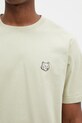 Maison Kitsuné cotton t-shirt Bold Fox Head Patch Comfort Tee Shirt green MM00127KJ0118