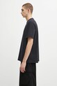 Maison Kitsuné t-shirt bawełniany Bold Fox Head Patch Comfort Tee Shirt MM00127KJ0118 czarny SS25