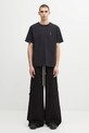 Maison Kitsuné t-shirt bawełniany Bold Fox Head Patch Comfort Tee Shirt MM00127KJ0118 czarny