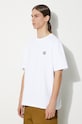 Neil Barrett cotton t-shirt Bold Fox Head Patch Comfort Tee Shirt white MM00108KJ0118