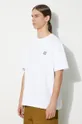 білий Бавовняна футболка Neil Barrett Bold Fox Head Patch Comfort Tee Shirt