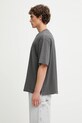 Памучна тениска Maison Kitsuné Bold Fox Head Patch Oversize Tee Shirt LM00107KJ0119 сив SS25