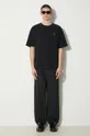 Βαμβακερό μπλουζάκι Maison Kitsuné Bold Fox Head Patch Oversize Tee Shirt μαύρο