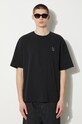 Pamučna majica Maison Kitsuné Bold Fox Head Patch Oversize Tee Shirt crna LM00107KJ0119