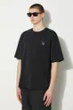 Βαμβακερό μπλουζάκι Maison Kitsuné Bold Fox Head Patch Oversize Tee Shirt Ανδρικά