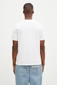 Clothing Maison Kitsuné cotton t-shirt Chillax Fox Patch Regular Tee Shirt LM00110KJ0008 white