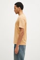 Maison Kitsuné tricou din bumbac Chillax Fox Patch Regular Tee Shirt LM00110KJ0008 portocaliu SS25