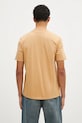 Îmbrăcăminte Maison Kitsuné tricou din bumbac Chillax Fox Patch Regular Tee Shirt LM00110KJ0008 portocaliu