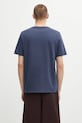 Îmbrăcăminte Maison Kitsuné tricou din bumbac Chillax Fox Patch Regular Tee Shirt LM00110KJ0008 bleumarin