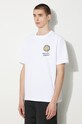 Clothing Maison Kitsuné cotton t-shirt Floating Flower Comfort Tee-Shirt MM00128KJ0118 white